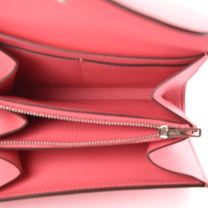 Hermes Evercolor Constance Short Wallet Rose Azalee 5 of 8