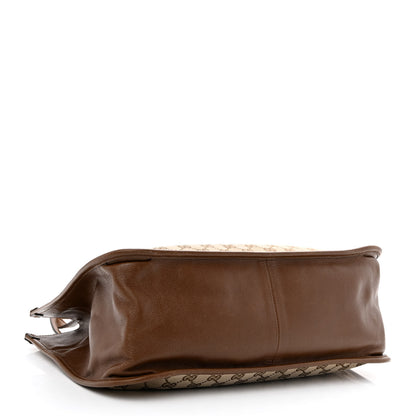 Gucci Monogram Horsebit 1955 Tote Bag Beige Brown Sugar 4 of 16