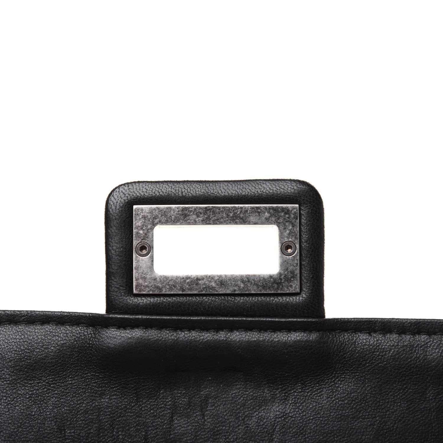Chanel Washed Lambskin Maxi Take Away Flap Bag Black 10 of 23