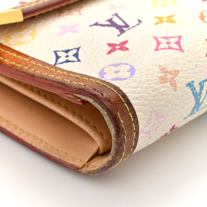 Louis Vuitton Monogram Multicolor Porte Tresor International Wallet White 12 of 16
