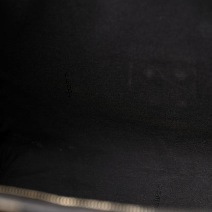 Fendi Pequin Spalmati Vitello Flamingo Shoulder Bag Tobacco Blue Neon 13 of 17