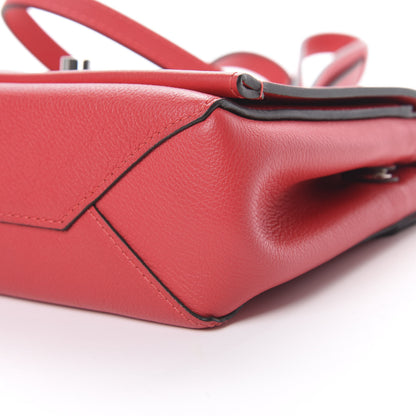 Louis Vuitton Calfskin Lockme II Chain Bag BB Rubis 8 of 9