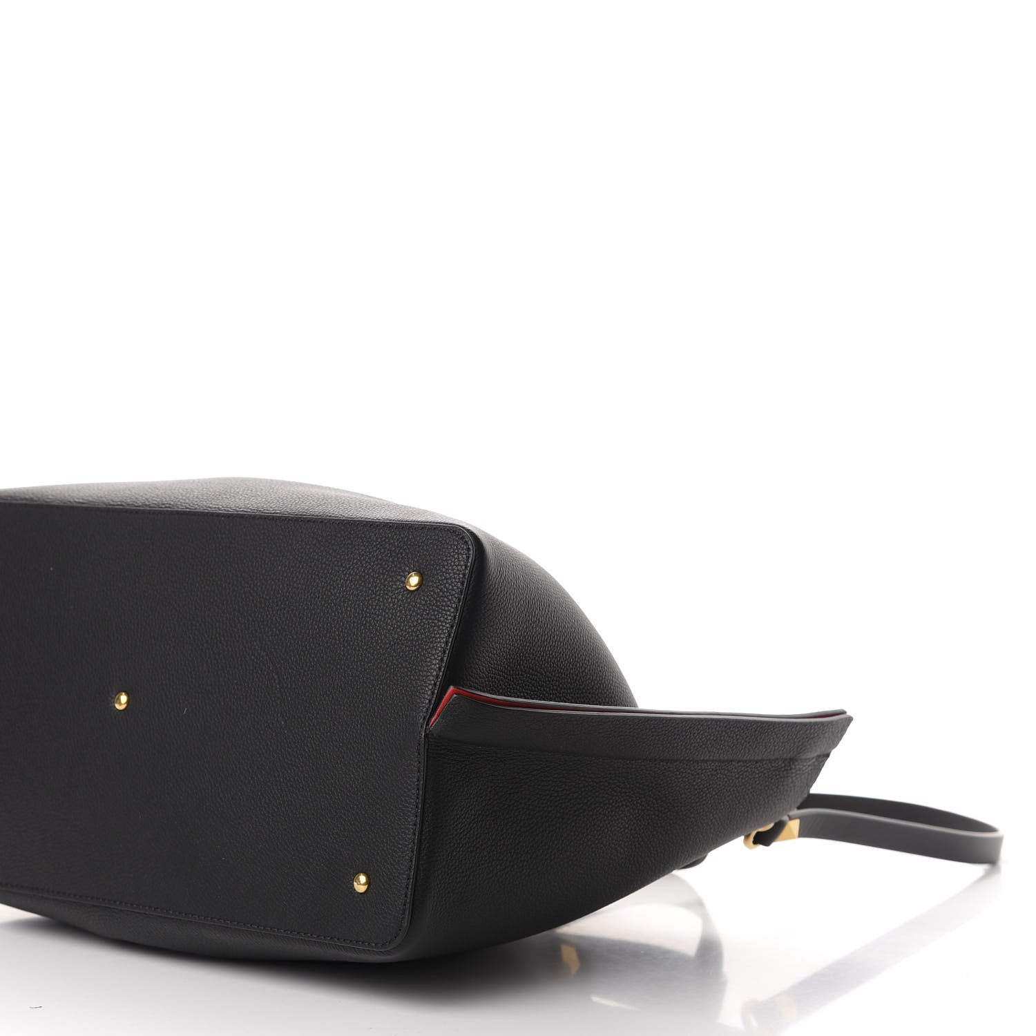 Valentino Garavani Grainy Calfskin Medium VLogo Escape Shopper Black 9 of 12