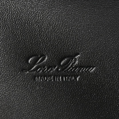 Loro Piana Grained Calfskin L19 Extra Pocket Pouch Black 6 of 9