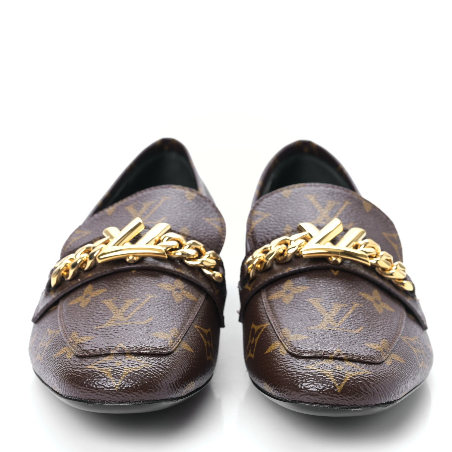 Louis Vuitton Monogram Upper Case Flat Loafer 38 1451447