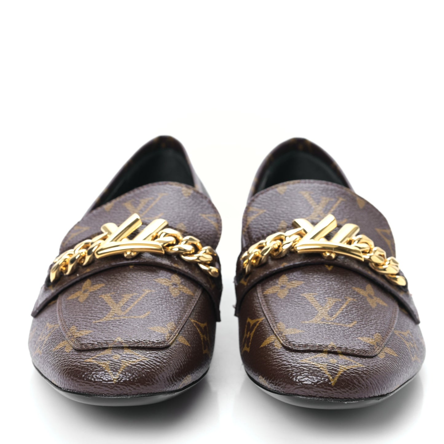 Monogram Upper Case Flat Loafer 38