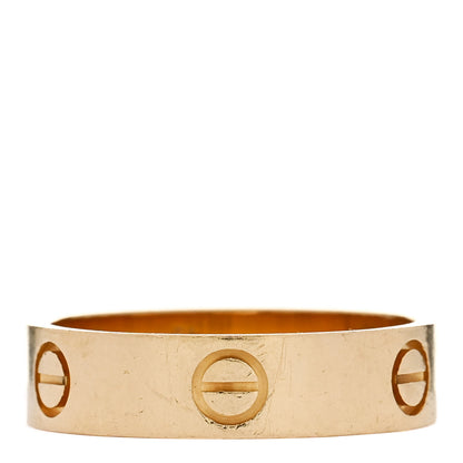 Cartier 18K Yellow Gold 5.5mm LOVE Ring 61 9.5 1 of 5