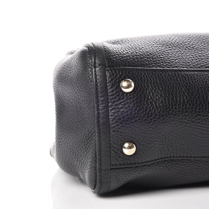 Gucci Pebbled Calfskin Small Soho Shoulder Bag Black 6 of 12