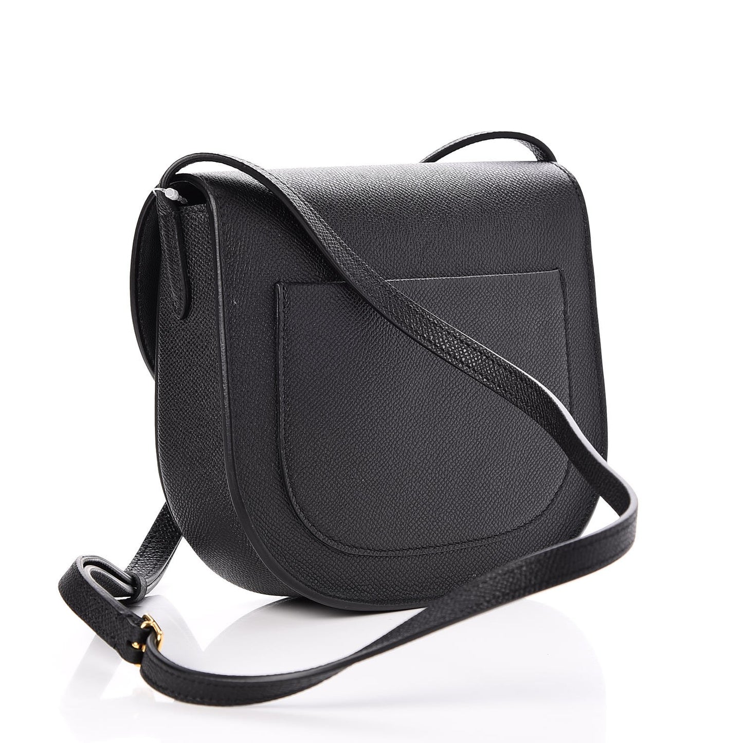 Grained Calfskin Small Trotteur Black