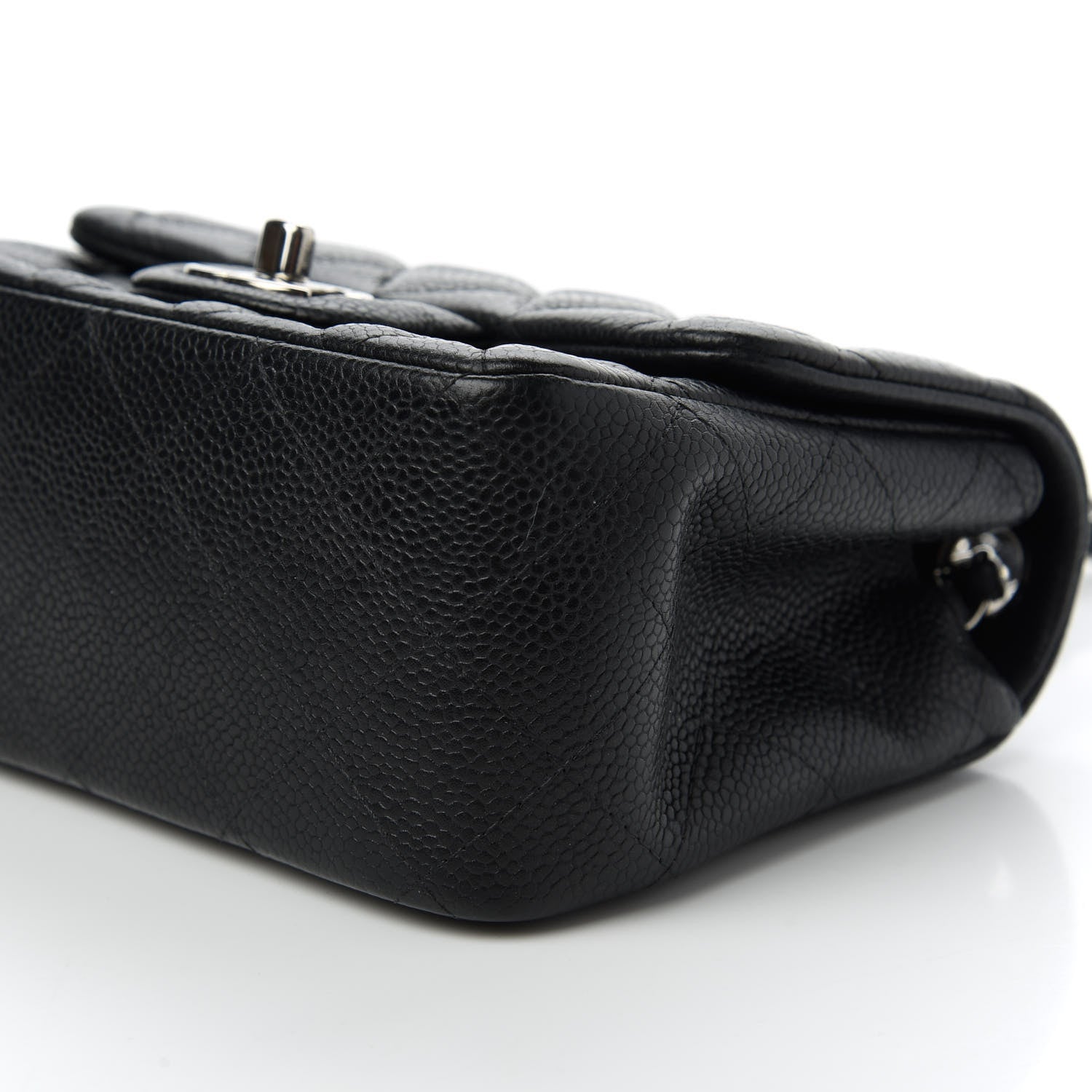 Chanel Caviar Quilted Mini Square Flap Black 7 of 11