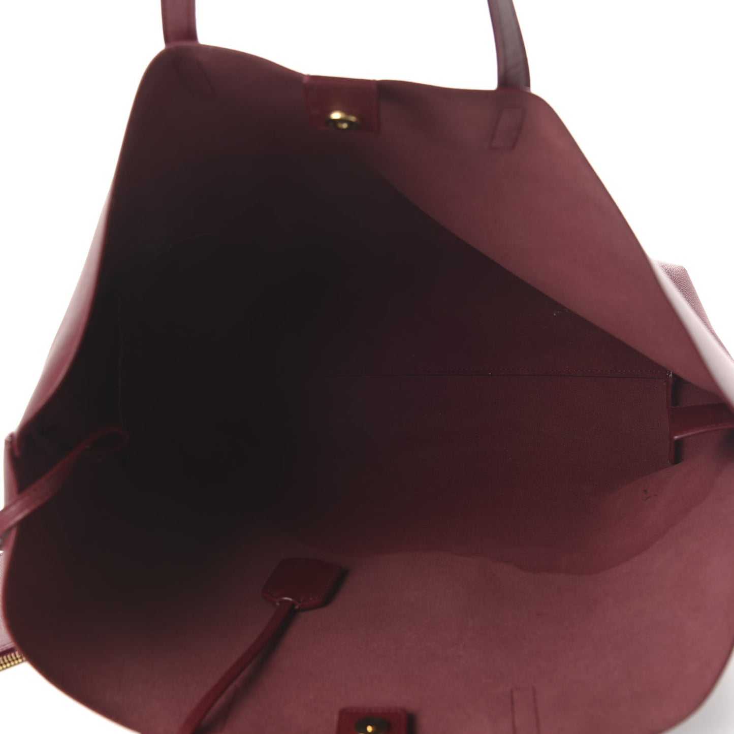 Calfskin Large Shopping Tote Carmin