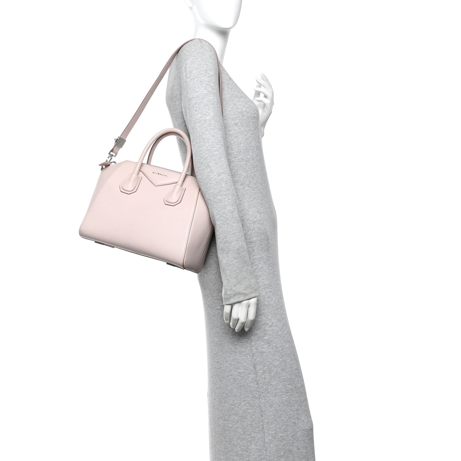 Givenchy Sugar Goatskin Small Antigona Pale Pink 1864112