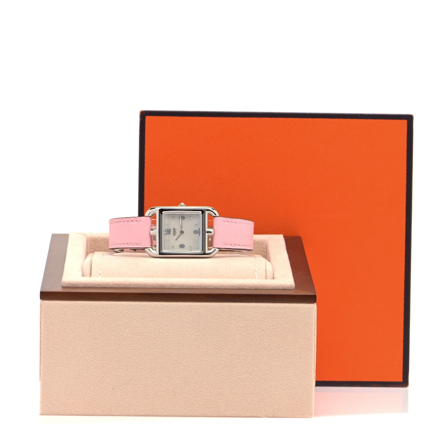 Stainless Steel Swift Diamond Mother of Pearl 23mm Cape Cod Quartz Watch Rose Sakura