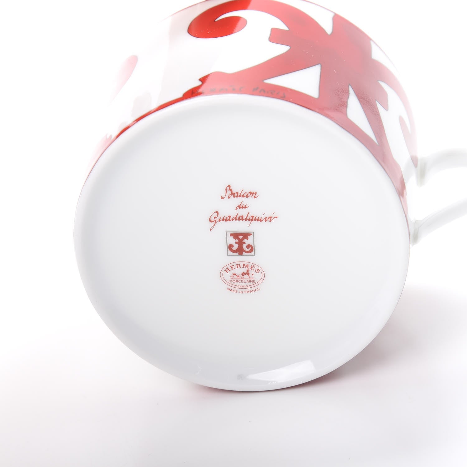 Hermes Porcelain Balcon du Guadalquivir Tea Cup and Saucer Set of 2 6 of 7