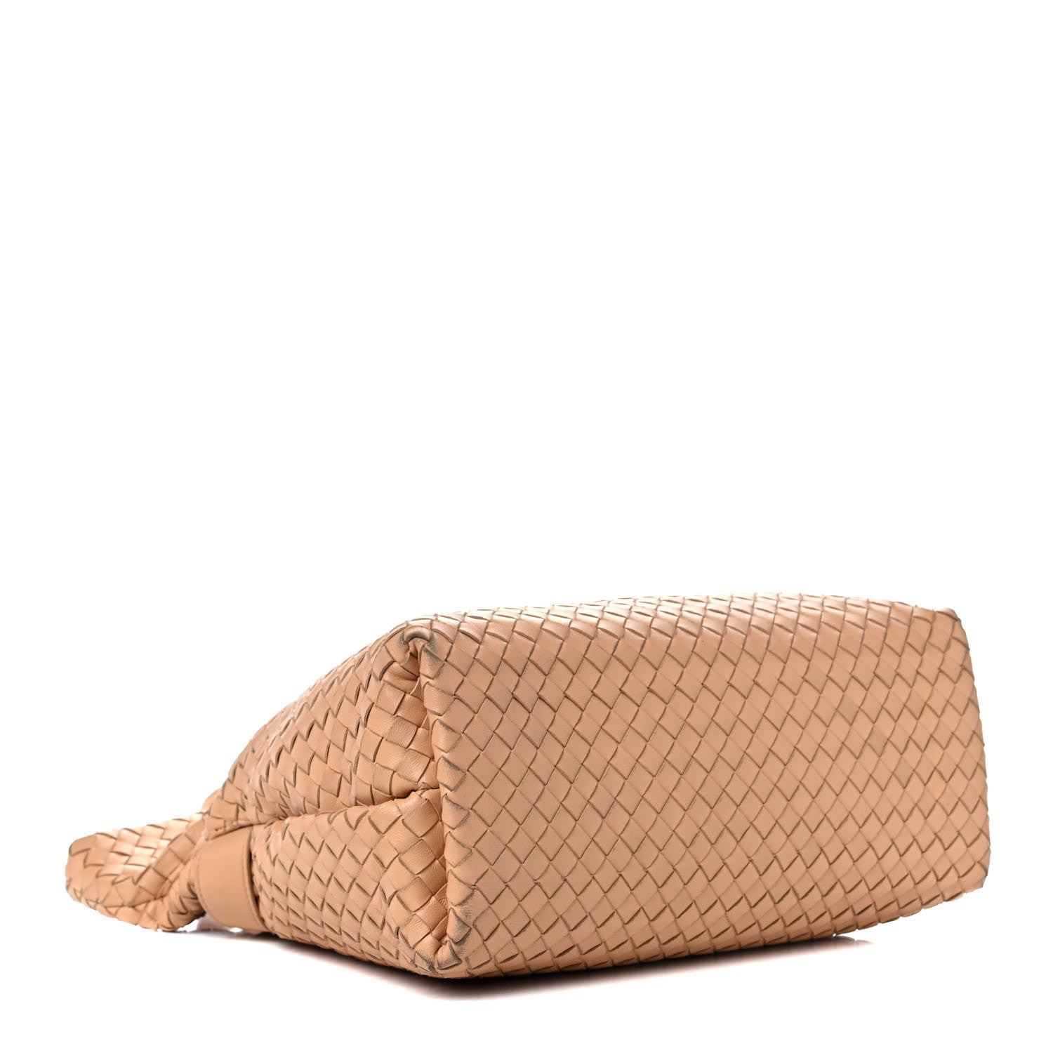 Bottega Veneta Nappa Intrecciato The Fold Crossbody Almond 4 of 24