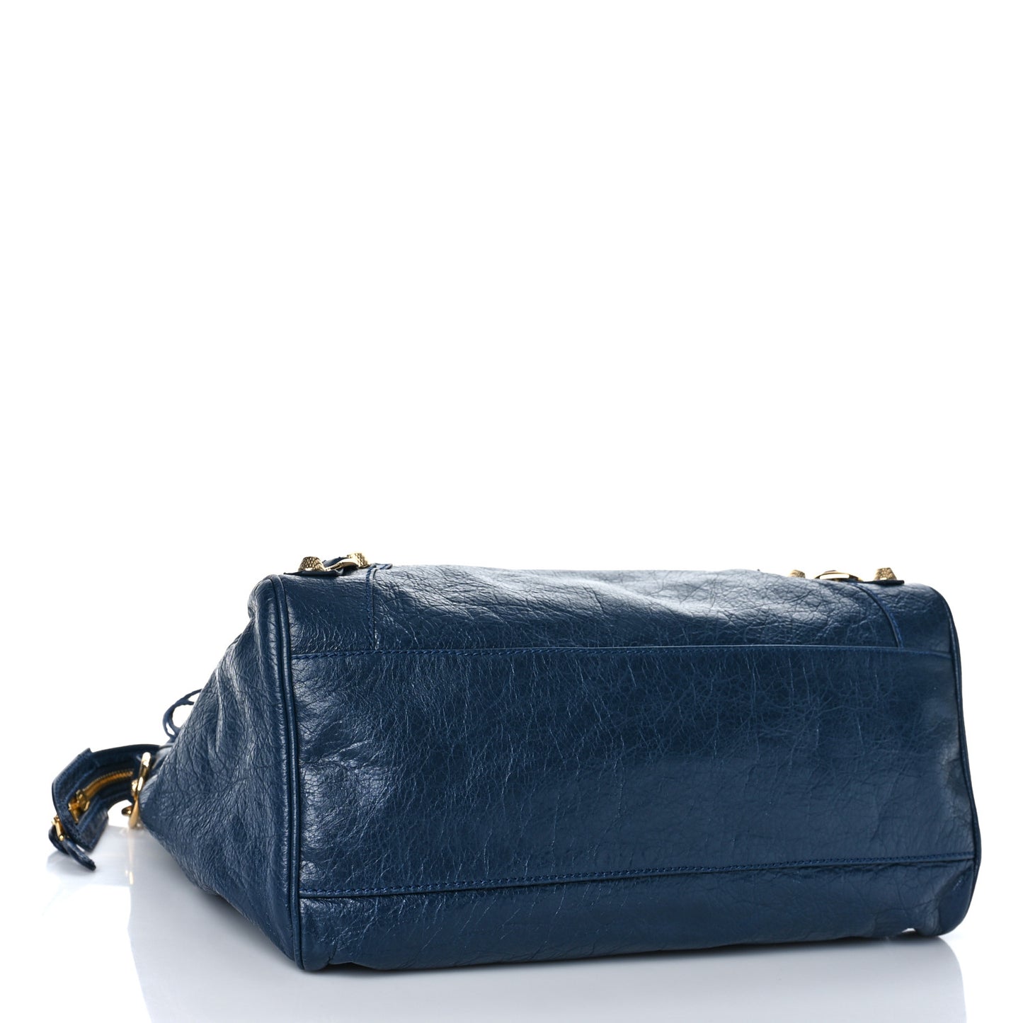 Agneau Giant 12 Gold Hardware Velo Bleu Obscur