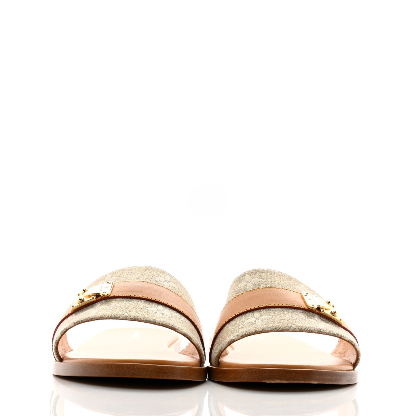 Monoglam Lock It Flat Mule 40 Gold