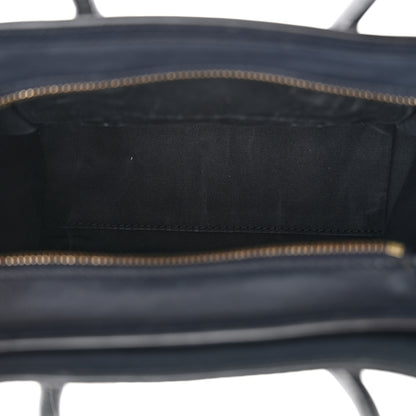 Celine Smooth Calfskin Nano Luggage Ink 5 of 12