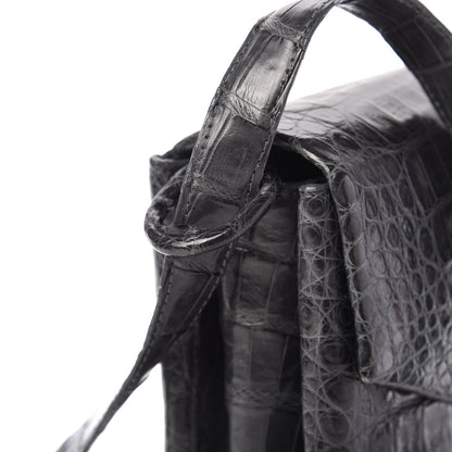 Nancy Gonzalez Crocodile Shoulder Bag Grey 14 of 15