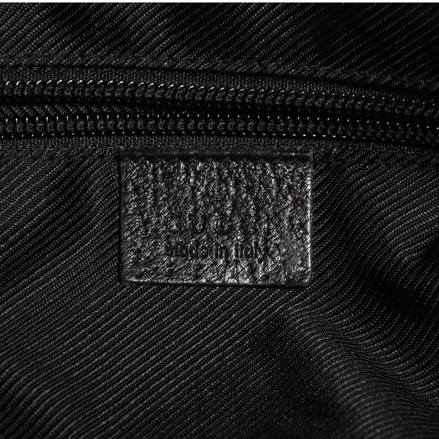 GG Monogram Small Web Handle Bucket Tote Black