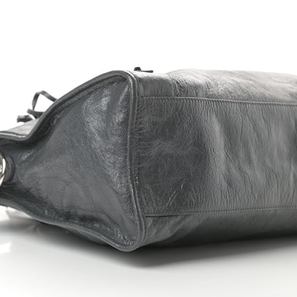 Balenciaga Agneau Classic Silver Hardware City Gris Fossile 9 of 10