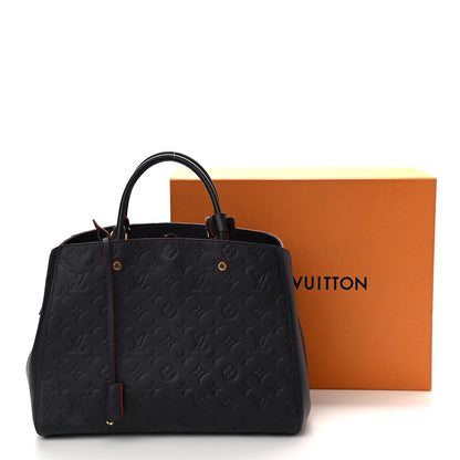 Louis Vuitton Empreinte Montaigne GM Marine Rouge 12 of 12