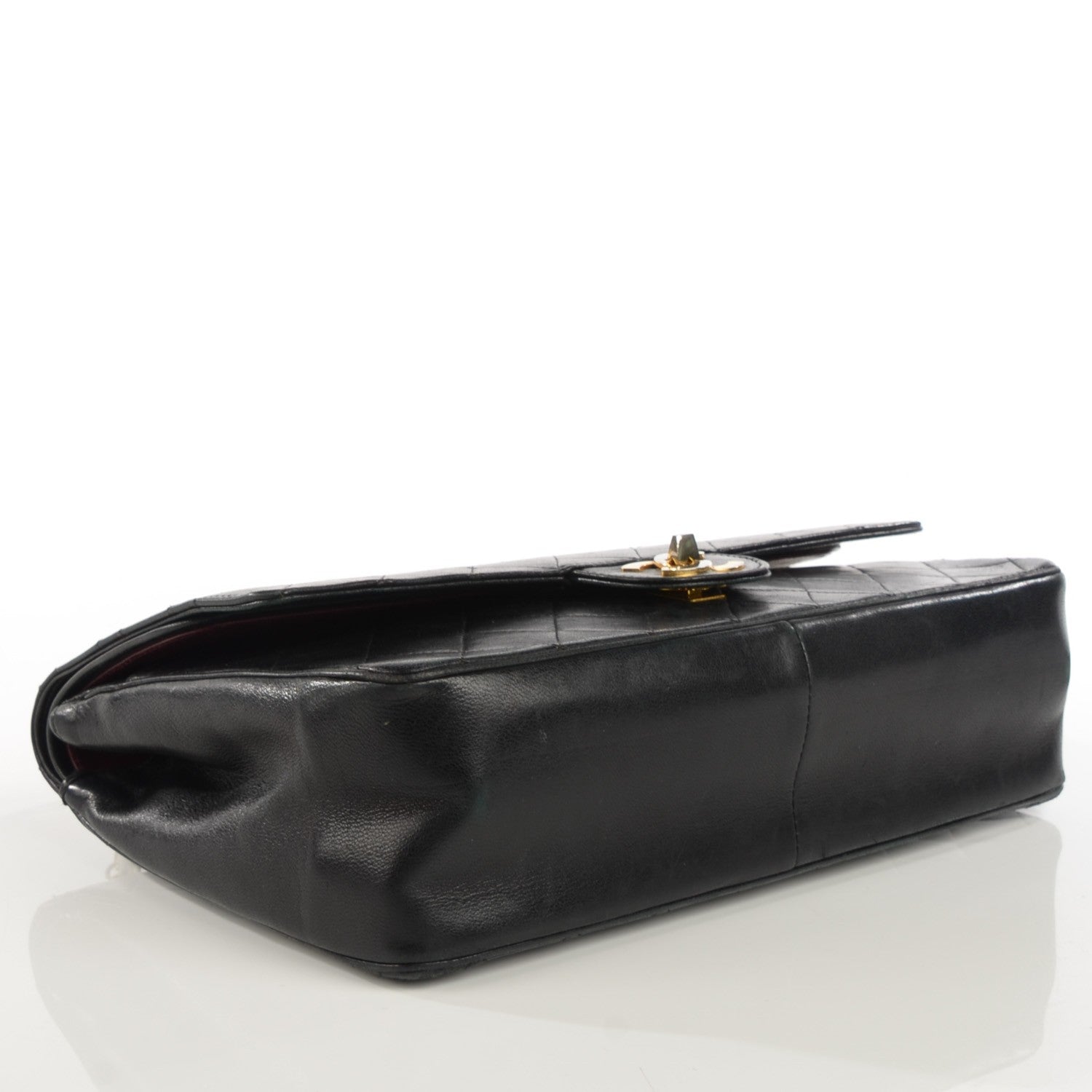 Chanel Lambskin Quilted Medium Bijoux Chain Double Flap Black 4 of 8