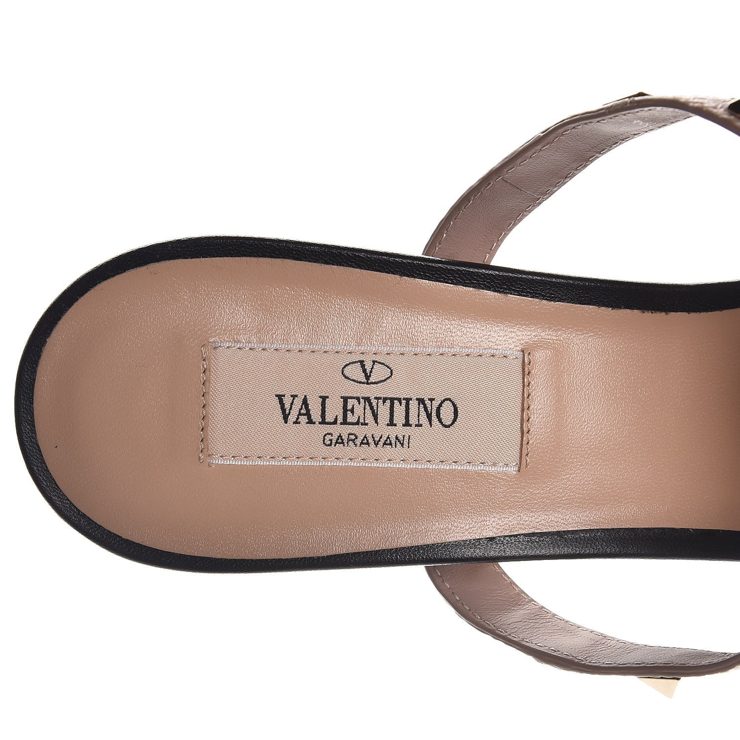 Valentino Garavani Nappa Rockstud Criss Cross 55mm Mules 40 Black Poudre 7 of 8
