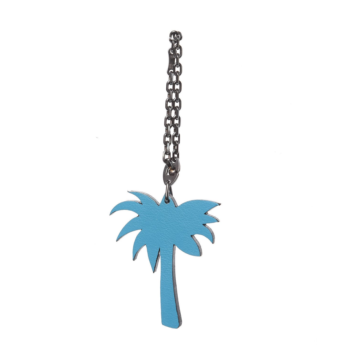 Swift Palm Tree Key Chain Bag Charm Bleu Izmir
