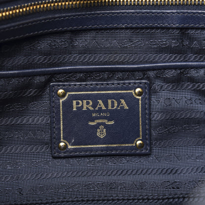 Prada Soft Calf Chain Tote Baltico 8 of 16