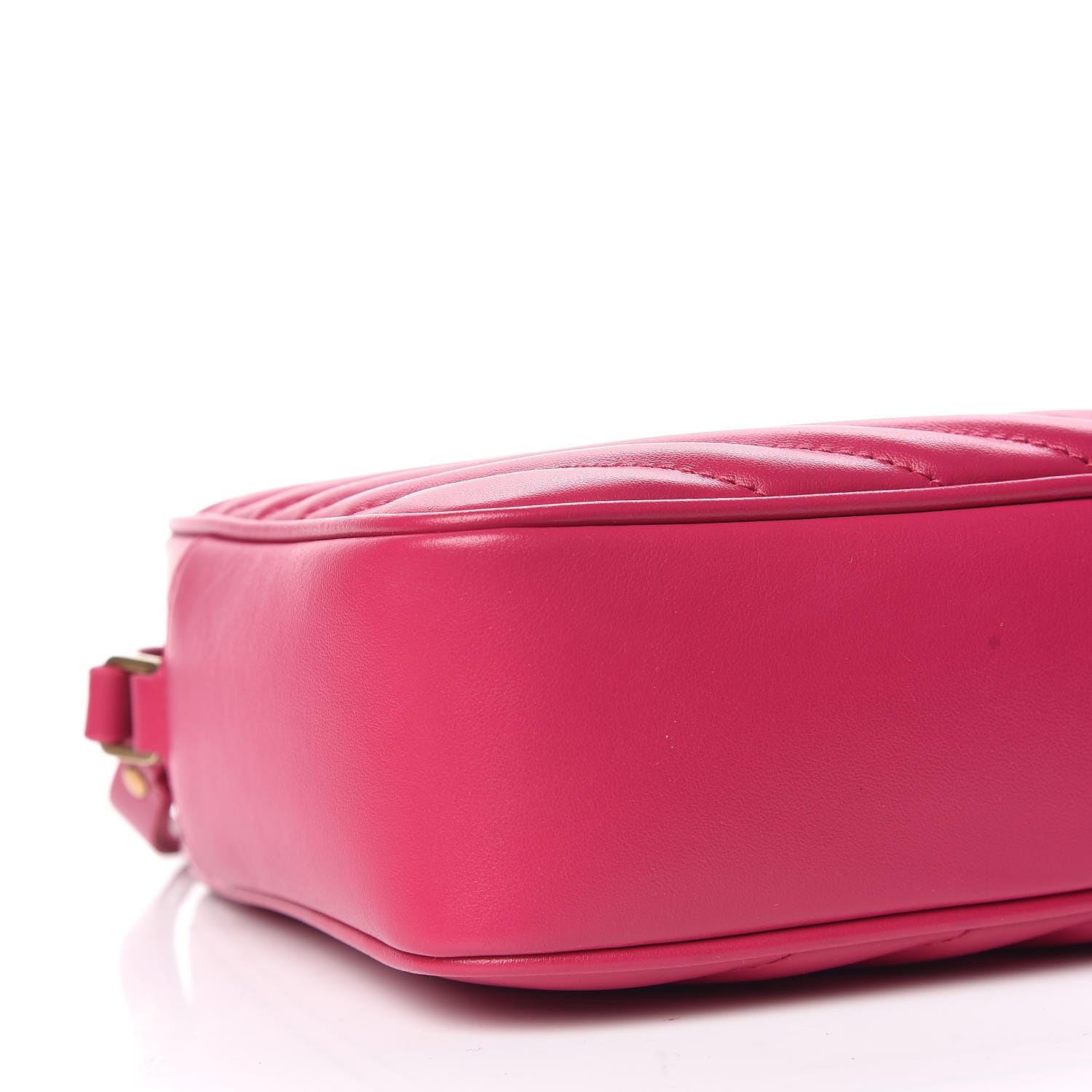 Saint Laurent Calfskin Matelasse Monogram Lou Camera Bag Bright Pink 8 of 9