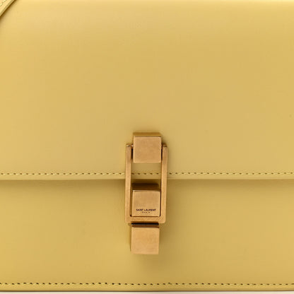 Saint Laurent Smooth Calfskin Carre Satchel Paille 9 of 11