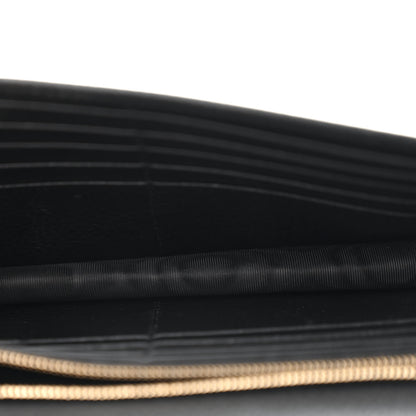 Gucci Dollar Calfskin Interlocking G Chain Wallet Black 5 of 13