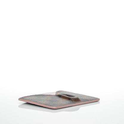 Louis Vuitton Damier Ebene Caissa Card Holder Rose Ballerine 4 of 6