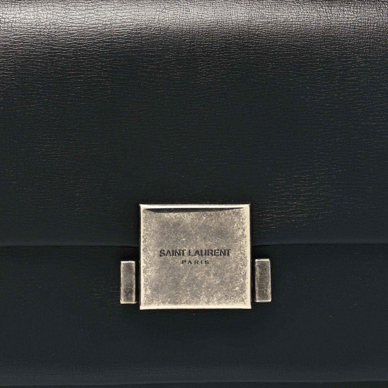 Saint Laurent Calfskin Medium Bellechasse Satchel Black 9 of 12