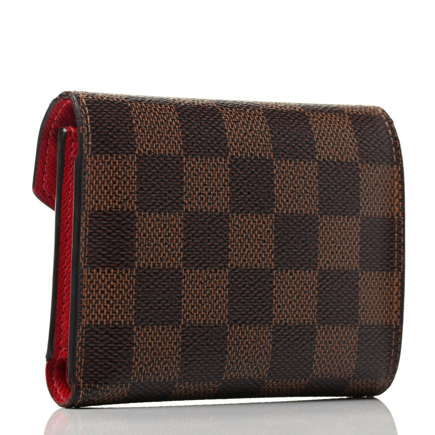 Louis Vuitton Damier Ebene Victorine Wallet Cherry 2 of 3