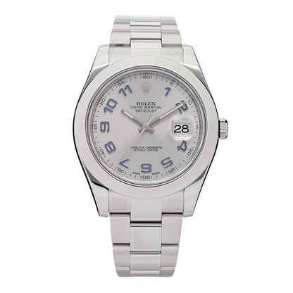 Rolex Stainless Steel 41mm Oyster Perpetual Datejust II Watch Silver 116300 1 of 5
