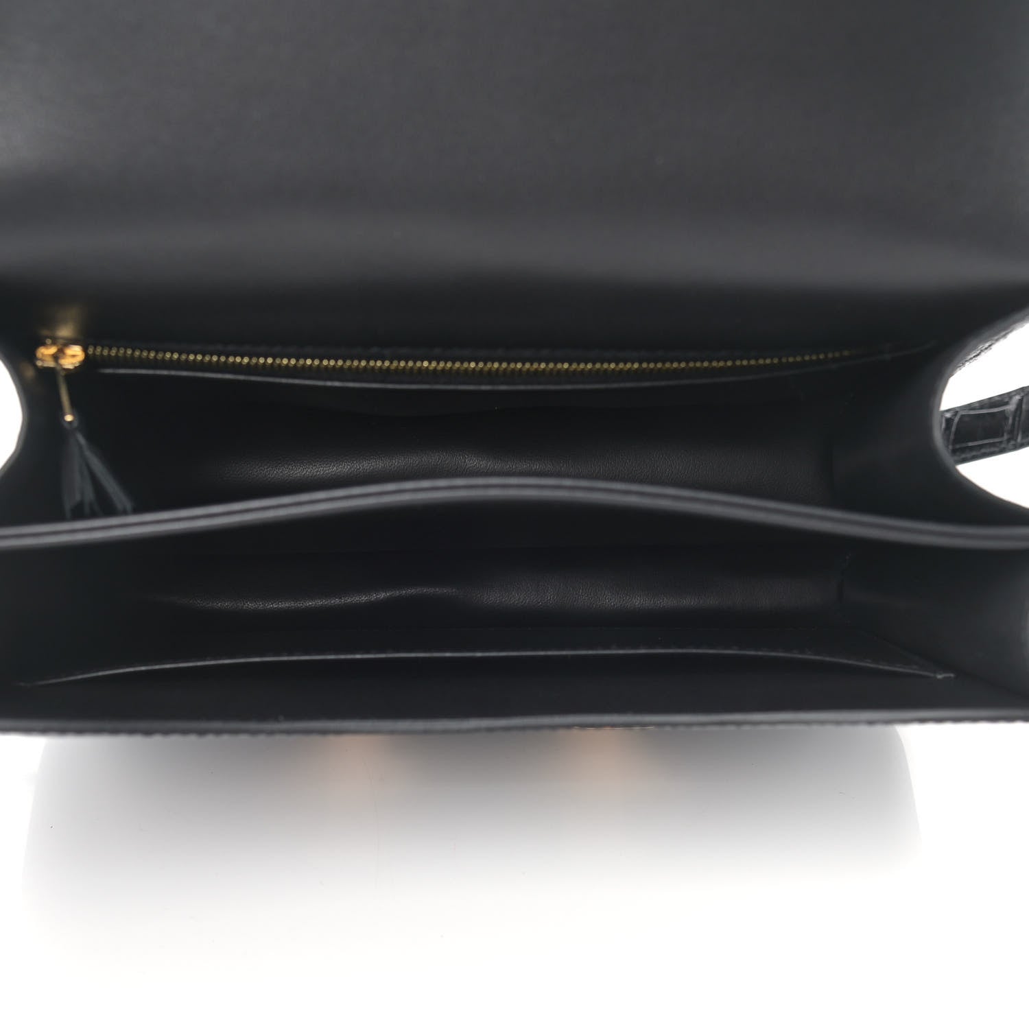 Hermes Shiny Porosus Crocodile Constance 24 Black 5 of 10
