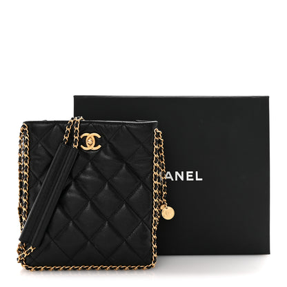 Chanel Caviar Quilted Mini Never Ending Chain Tote Black 11 of 11