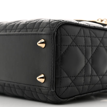Christian Dior Lambskin Cannage Small My ABCDior Lady Dior Black 10 of 13