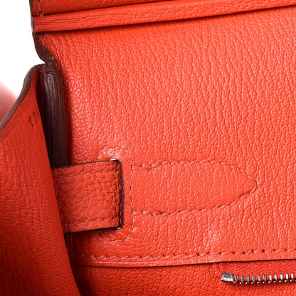 Hermes Togo Birkin 30 Capucine 11 of 36