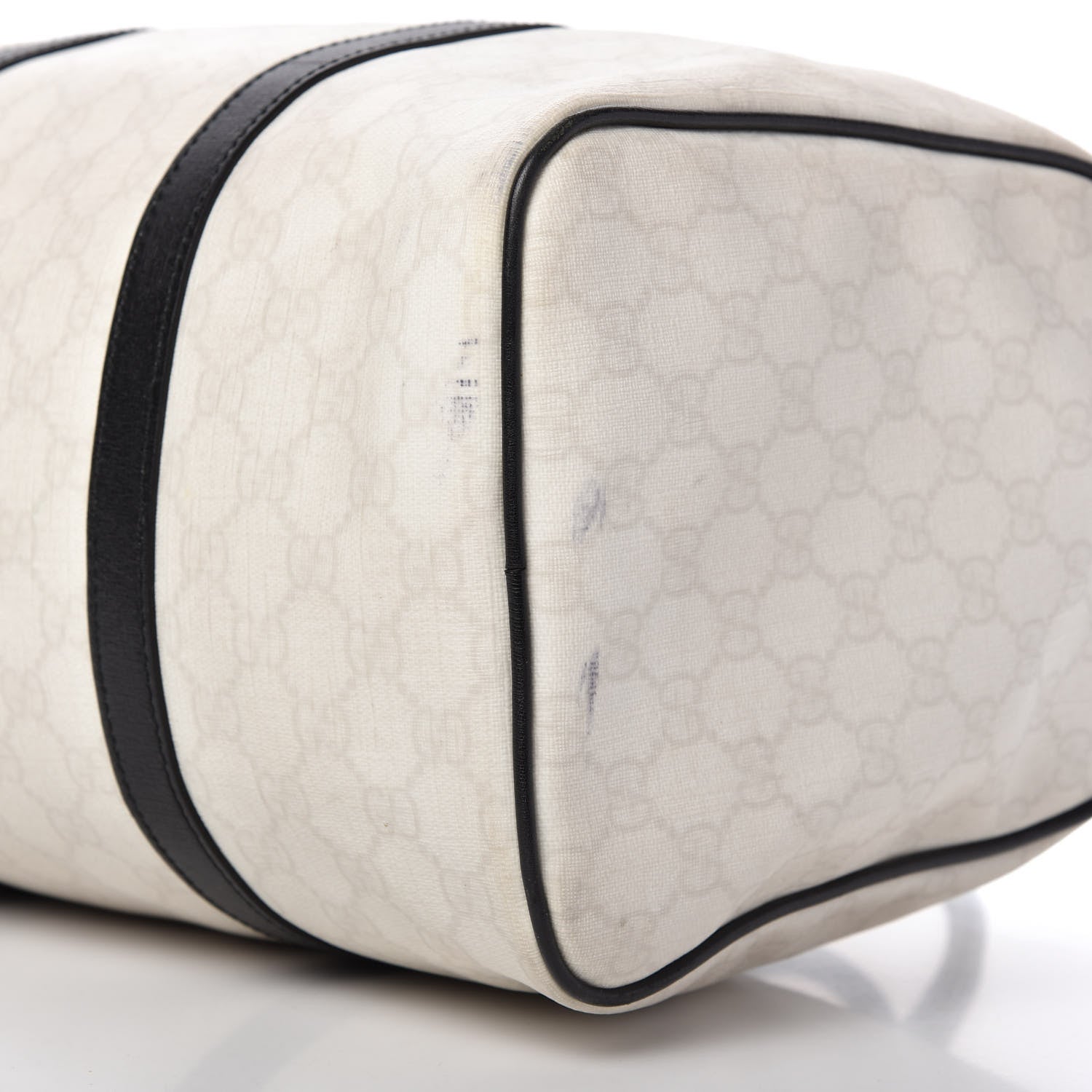 Gucci GG Plus Monogram Medium Joy Boston White Black 7 of 10
