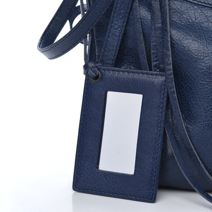 Balenciaga Agneau Classic Hardware Flat Crossbody Bleu Mineral 12 of 16