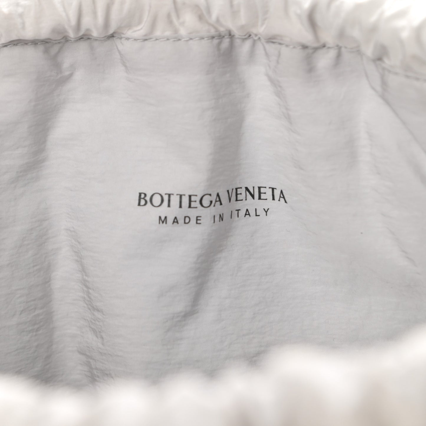 French Calfskin Shell Bag White Frost