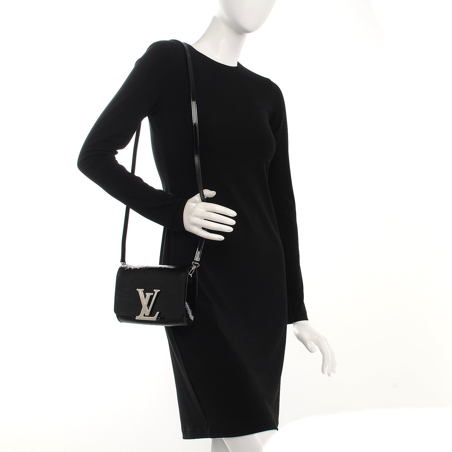 Louis Vuitton Electric Epi Louise Strap PM Black 2 of 8