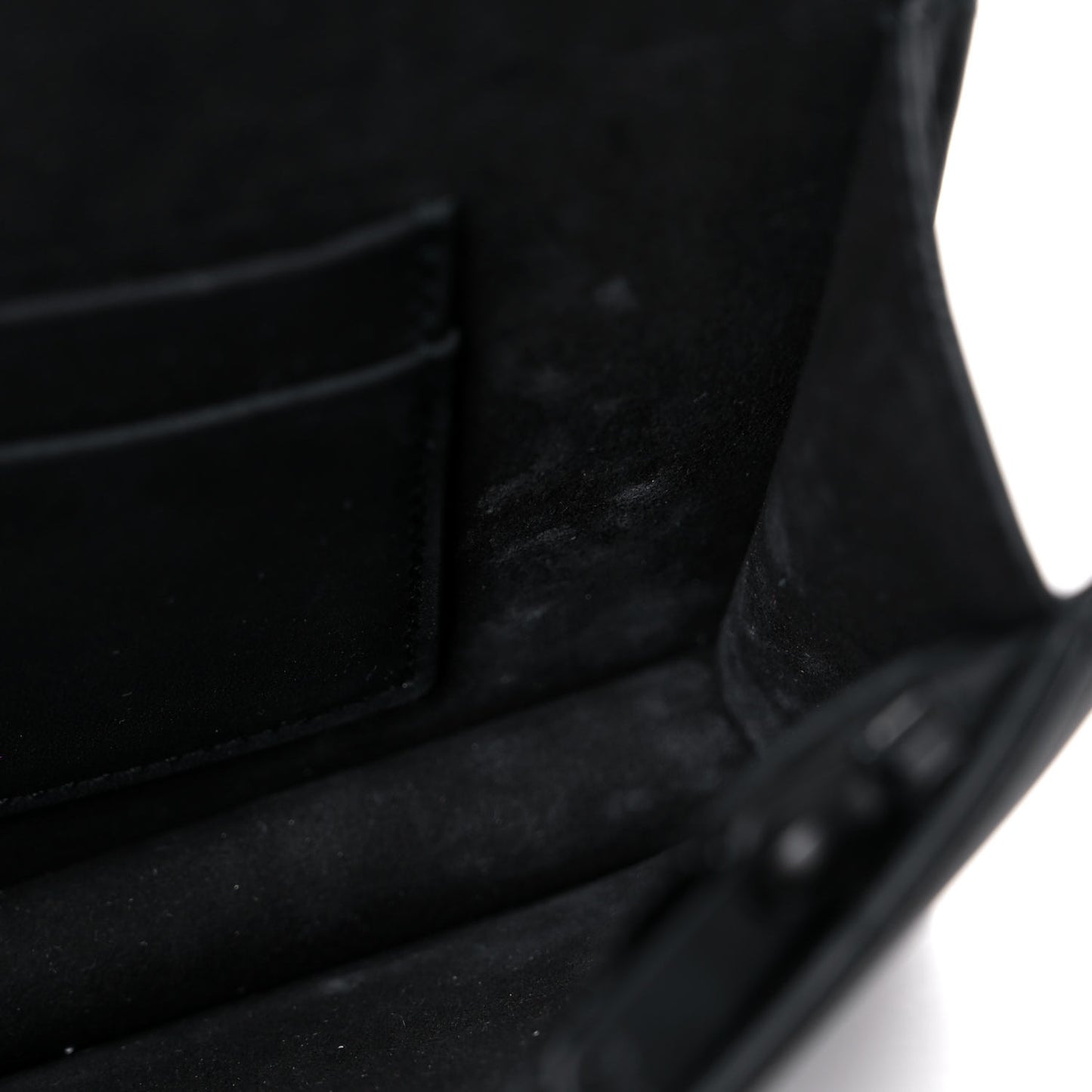 Ultra Matte Calfskin Saddle Belt Bag Black