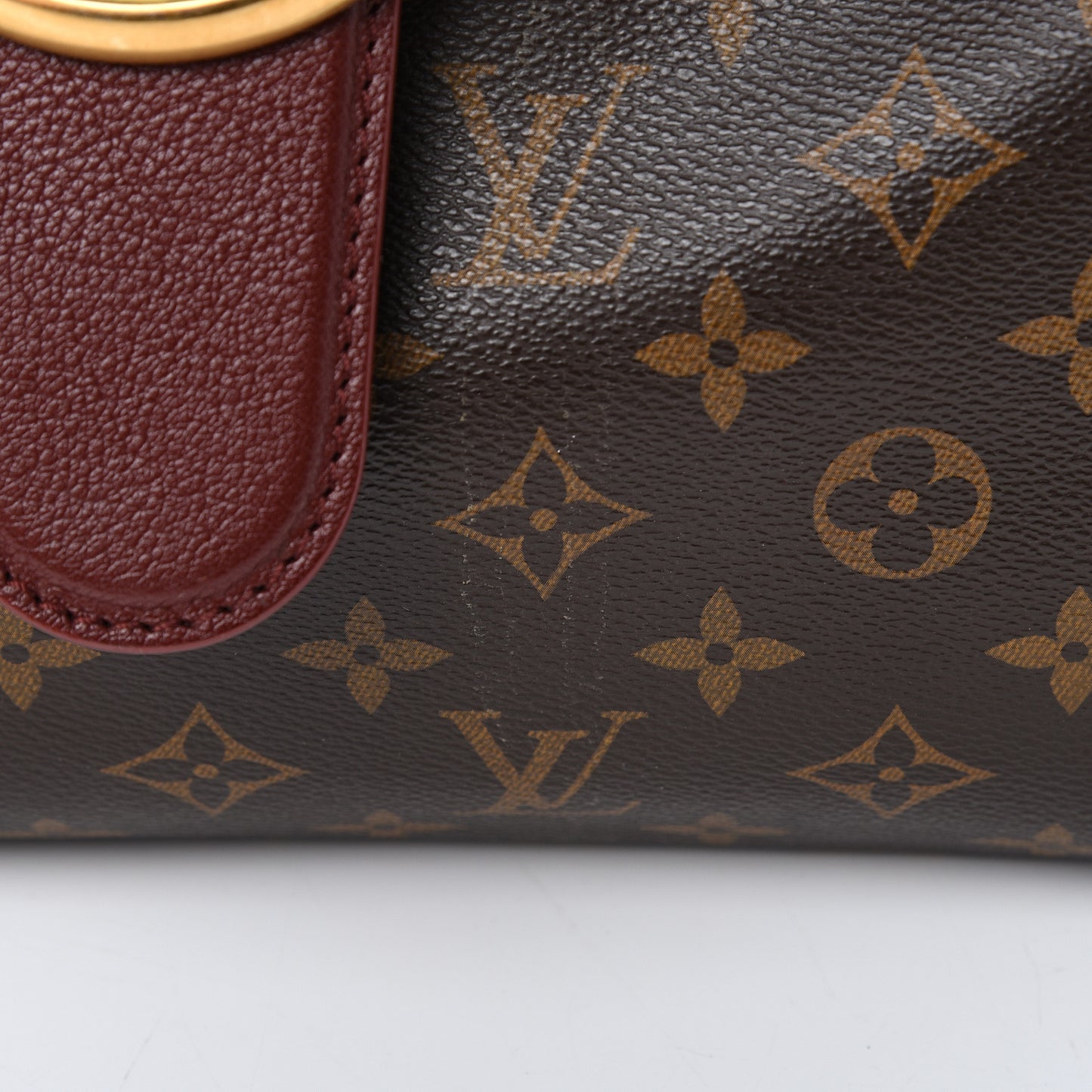 Monogram Golden Arrow Speedy Burgundy