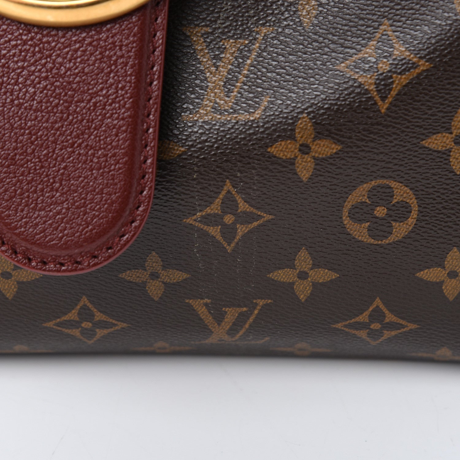 Louis Vuitton Monogram Golden Arrow Speedy Burgundy 16 of 17