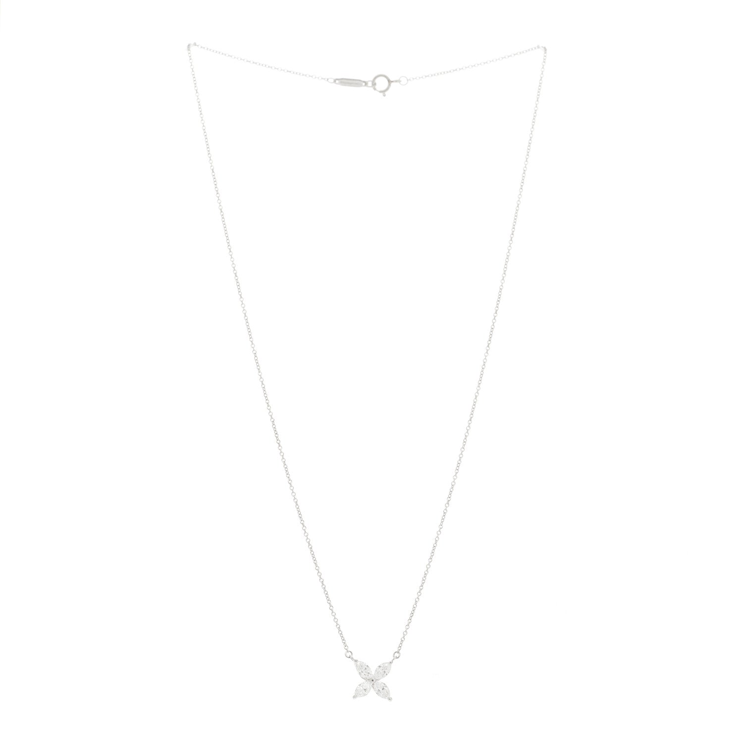 Tiffany Platinum Diamond Large Victoria Necklace 3 of 6