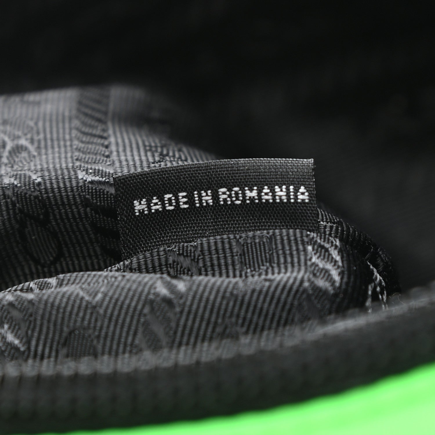 Prada Tessuto Nylon Saffiano Wristlet Green Fluo 7 of 8